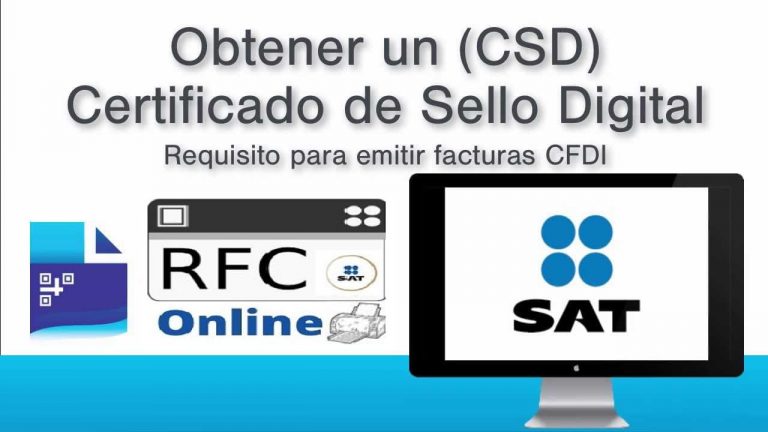 C Mo Obtener El Sello Digital Del Sat Rfc En L Nea